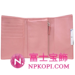 ミュウミュウ MIU MIU 三つ折り財布 財布 サイフ コーラピンク 5M1097-VERNICE-CORALLO